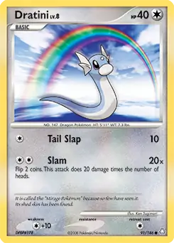 Dratini Pokemon card from Legends Awakened