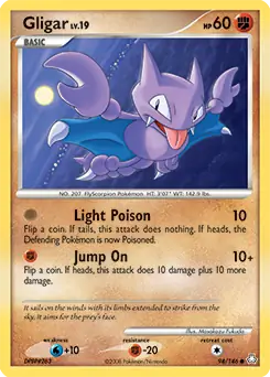 Gligar Pokemon card from Legends Awakened