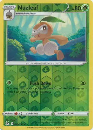 Nuzleaf Reverse Holo