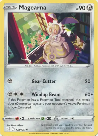Magearna Pokemon card from Lost Origin