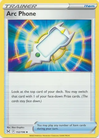 Arc Phone Pokemon card from Lost Origin