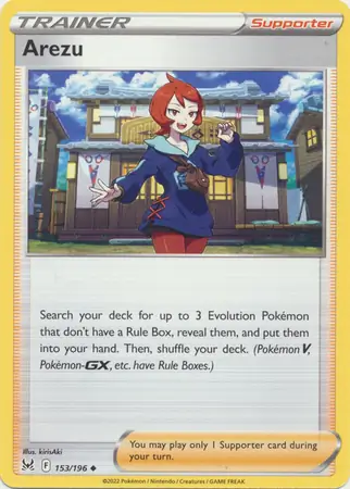 Arezu Pokemon card from Lost Origin