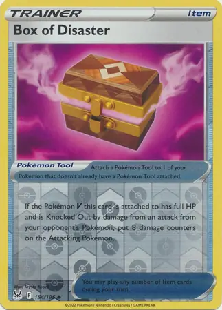 Box of Disaster Reverse Holo Pokemon card from Lost Origin