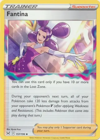 Fantina Pokemon card from Lost Origin