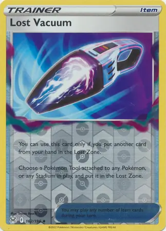 Lost Vacuum Reverse Holo Pokemon card from Lost Origin
