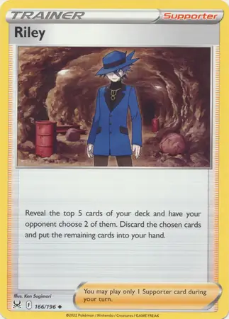 Riley Pokemon card from Lost Origin