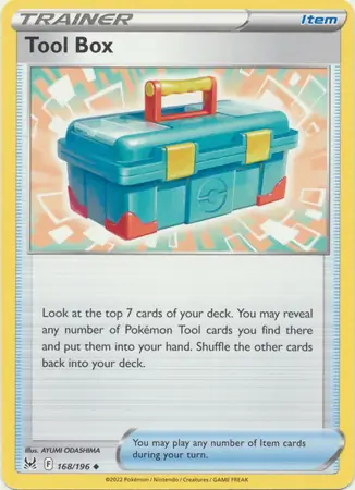 Tool Box Pokemon card from Lost Origin