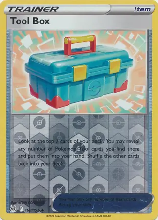 Tool Box Reverse Holo Pokemon card from Lost Origin