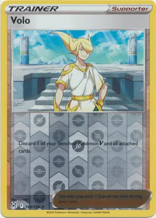 Volo Reverse Holo Pokemon card from Lost Origin