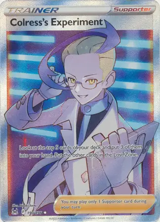 Colress's Experiment Pokemon card from Lost Origin