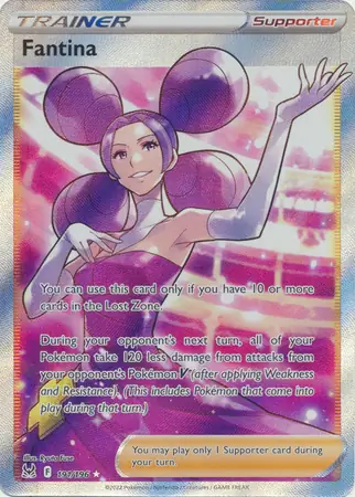 Fantina Pokemon card from Lost Origin