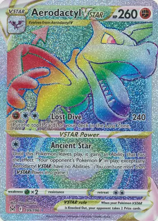 Aerodactyl VSTAR Pokemon card from Lost Origin