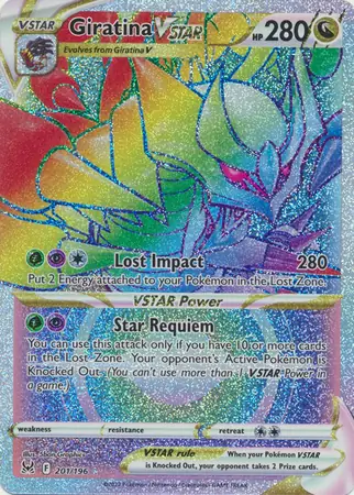 Giratina VSTAR Pokemon card from Lost Origin
