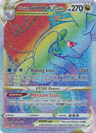 Hisuian Goodra VSTAR Pokemon card from Lost Origin