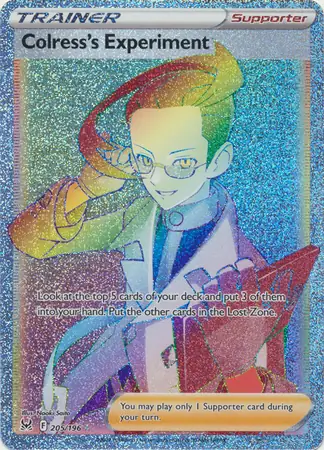 Colress's Experiment Pokemon card from Lost Origin