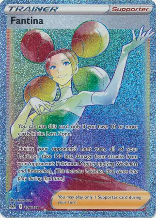 Fantina Pokemon card from Lost Origin