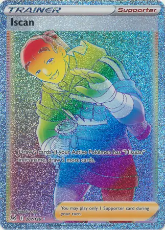 Iscan Pokemon card from Lost Origin