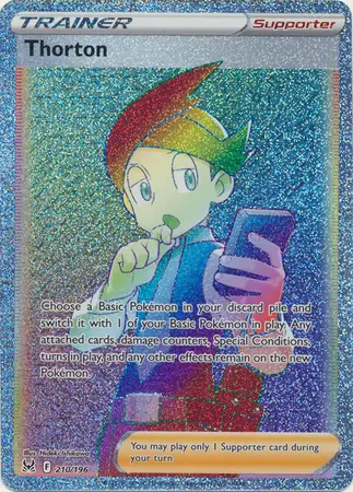 Thorton Pokemon card from Lost Origin