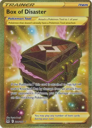 Box of Disaster Pokemon card from Lost Origin
