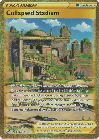 Collapsed Stadium Pokemon card from Lost Origin