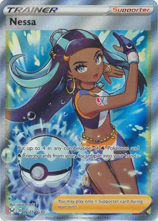 Nessa Pokemon card from Lost Origin
