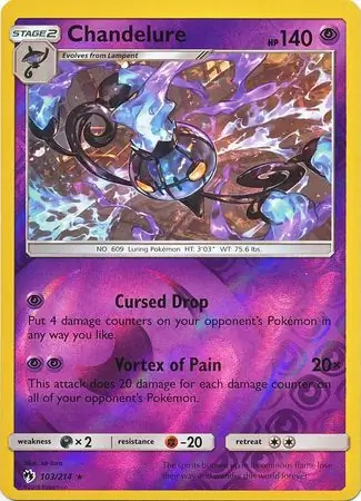 Chandelure Reverse Holo