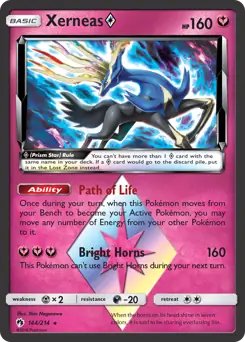 Xerneas Prism Star Pokemon card from Lost Thunder