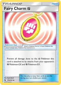 Fairy Charm F Pokemon card from Lost Thunder