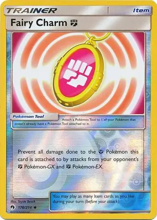 Fairy Charm F Reverse Holo Pokemon card from Lost Thunder
