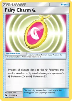 Fairy Charm O Pokemon card from Lost Thunder