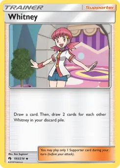 Whitney Pokemon card from Lost Thunder