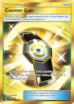 Counter Gain Secret Pokemon card from Lost Thunder
