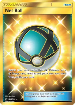 Net Ball Secret Pokemon card from Lost Thunder