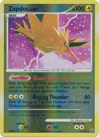 Zapdos Reverse Holo