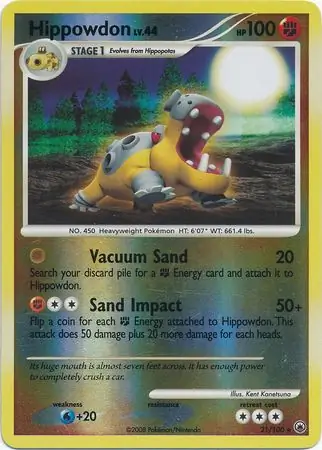 Hippowdon Reverse Holo