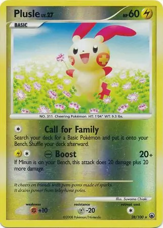 Plusle Reverse Holo