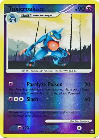 Toxicroak Reverse Holo