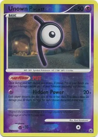 Unown P Reverse Holo