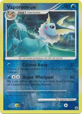 Vaporeon Reverse Holo