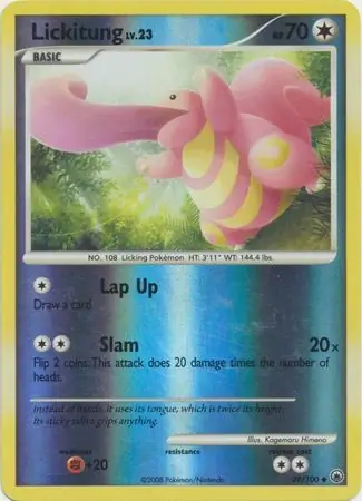 Lickitung Reverse Holo