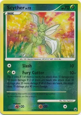 Scyther Reverse Holo