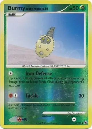 Burmy Sandy Cloak Reverse Holo