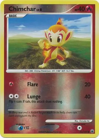 Chimchar Reverse Holo