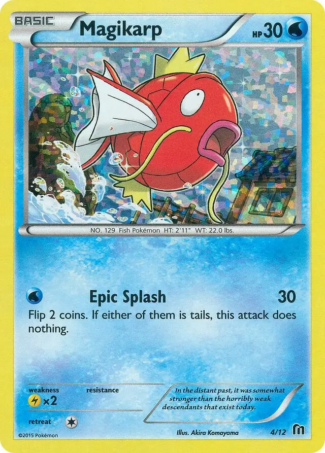 Magikarp Pokemon card from McDonald's Promos 2016