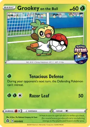 Grookey on the Ball Pokemon card from Miscellaneous Promos
