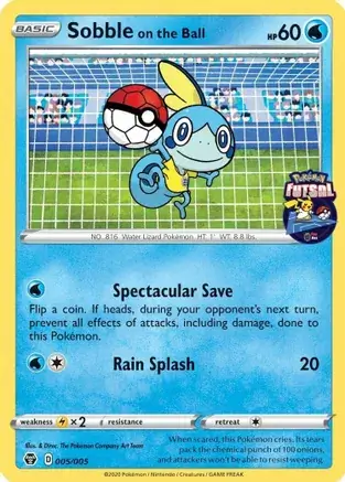 Sobble on the Ball Pokemon card from Miscellaneous Promos