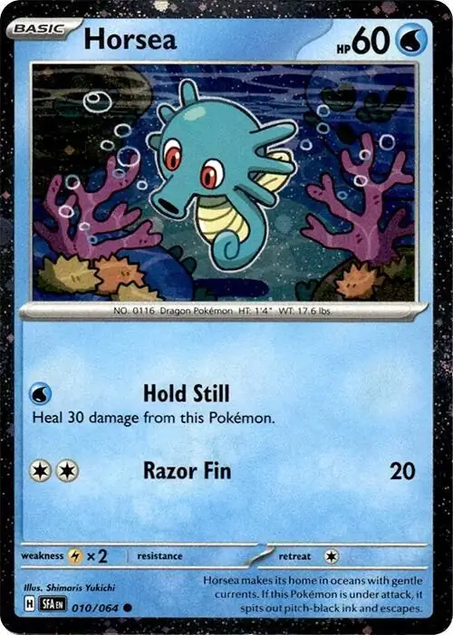 Horsea Cosmos Holo Pokemon card from Miscellaneous Promos