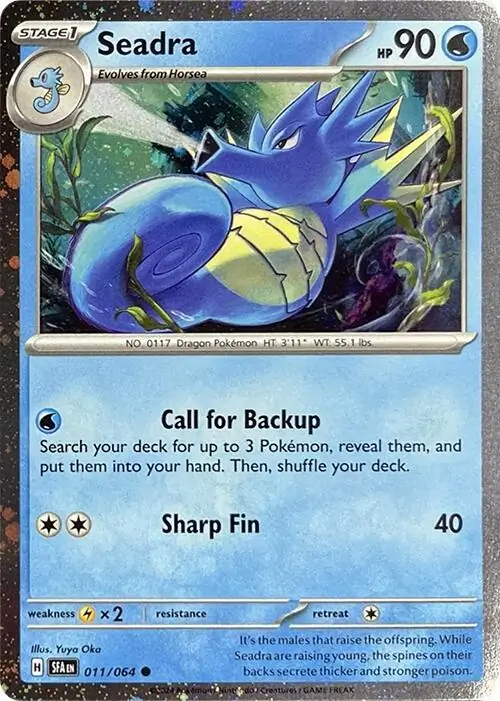 Seadra Cosmos Holo Pokemon card from Miscellaneous Promos