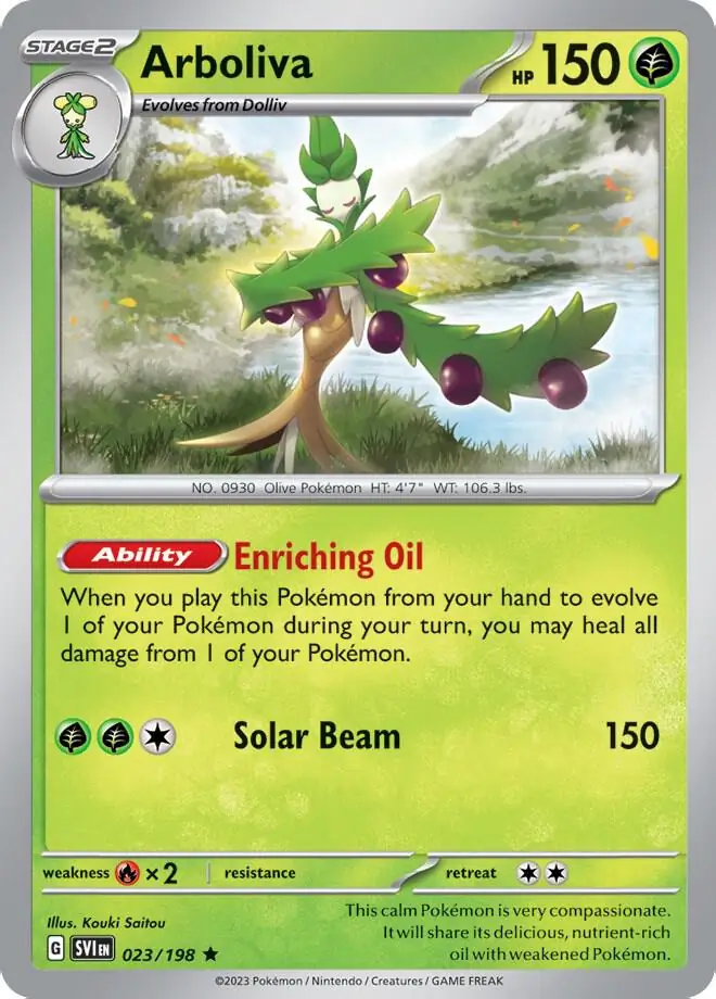 Arboliva Line Holo Pokemon card from Miscellaneous Promos