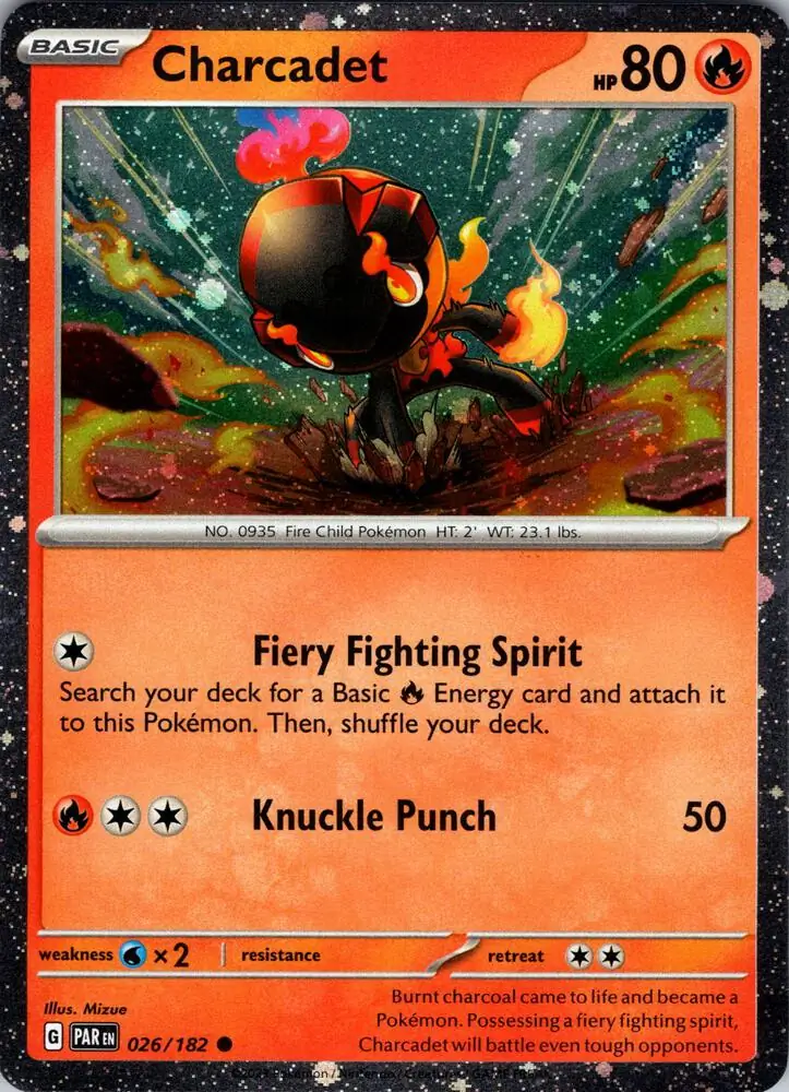 Charcadet Cosmos Holo Pokemon card from Miscellaneous Promos